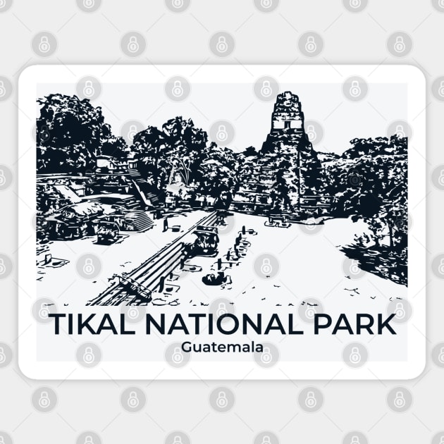 Tikal National Park - Guatemala Magnet by Lakeric